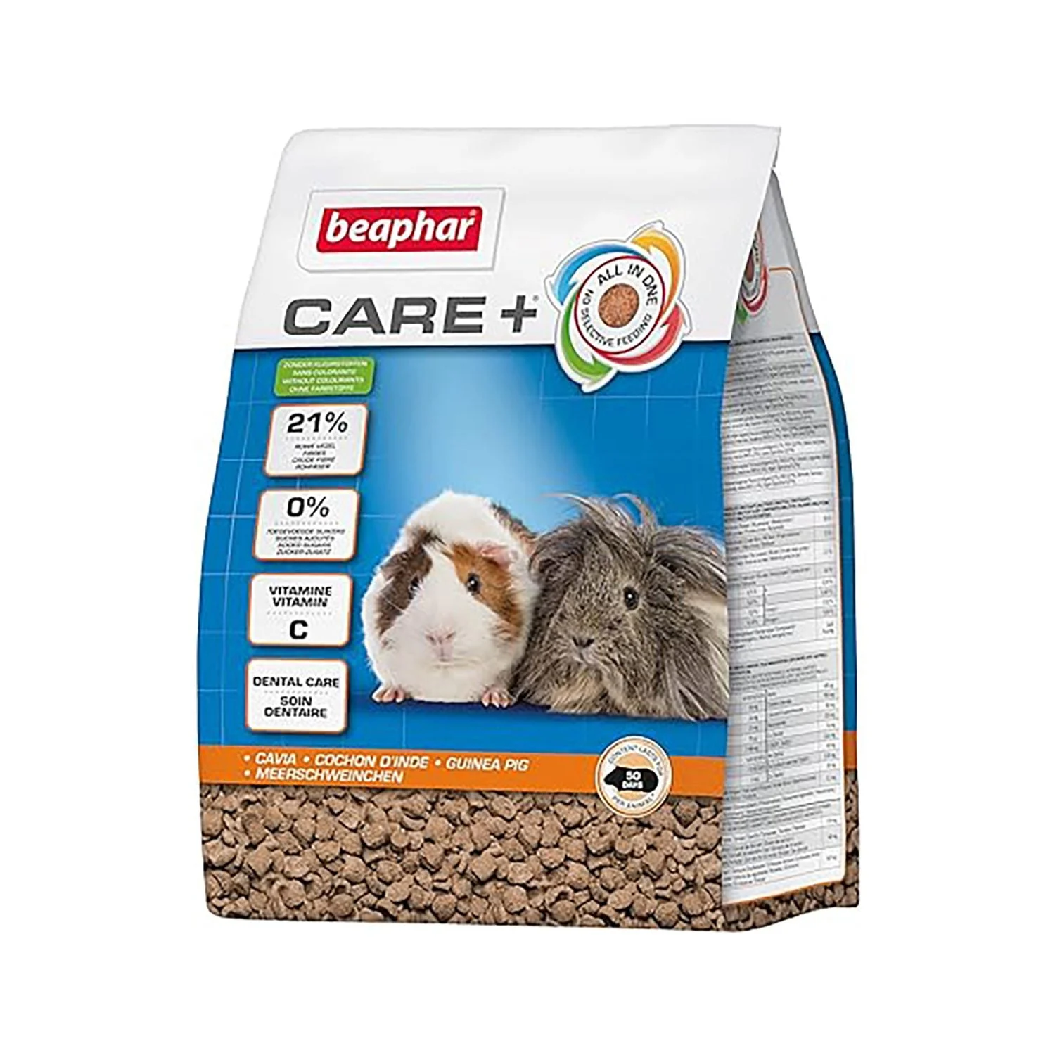 Beaphar Care+ Futter für Meerschweinchen Extrudiert 1,5kg
