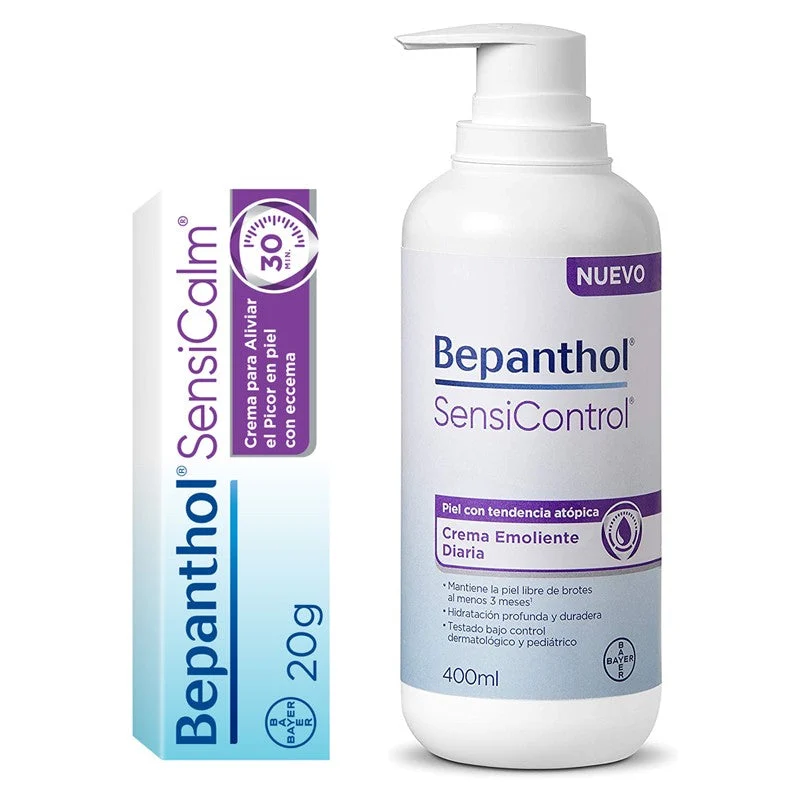 BEPANTHOL SensiControl Tägliche Erweichungscreme 400ml + SensiCalm Creme 20g