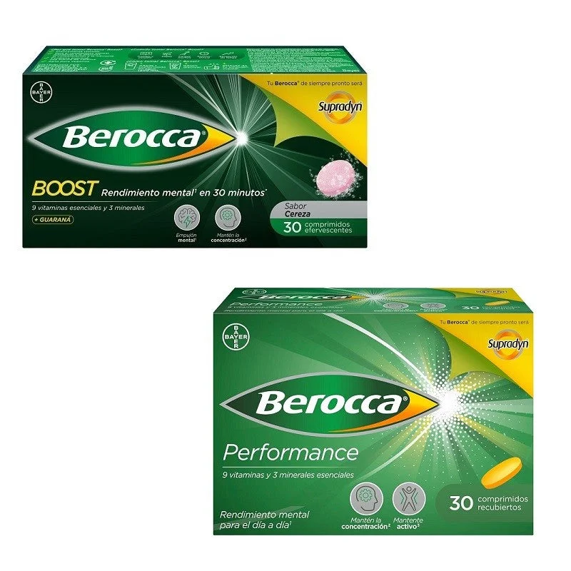 BEROCCA Performance 30 Tabletten + Boost 30 Brausetabletten