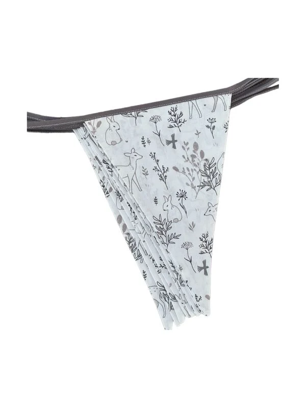 Bink Bedding Bas Wimpelkette - Größe XXL - Waldtierdruck