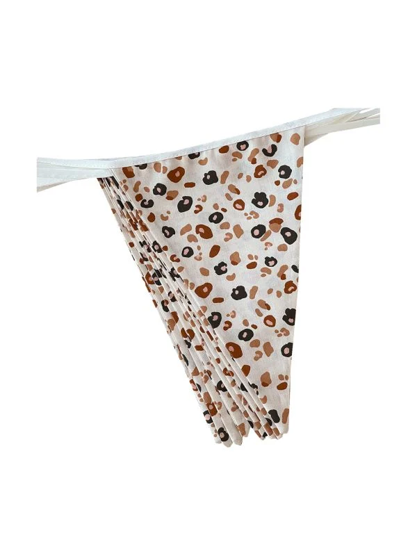 Bink Bedding Leopard Wimpelkette - Größe XXL - Leopardprint