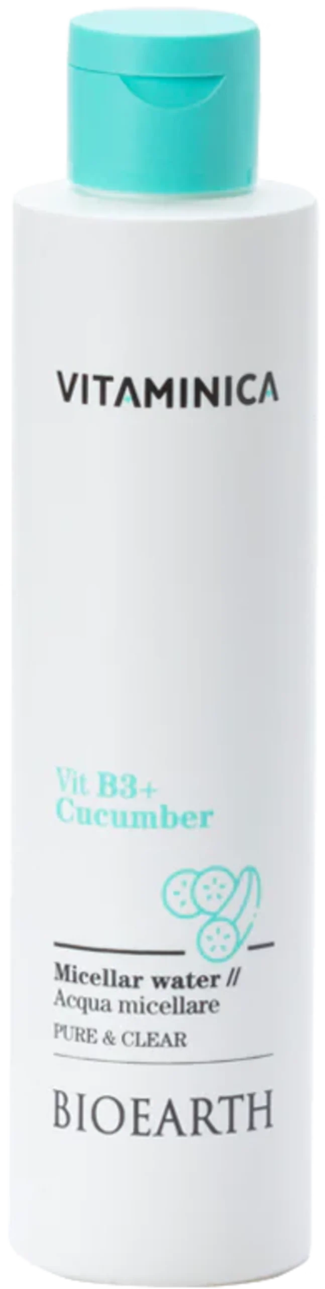 BIOEARTH VITAMINICA Mizellenwasser Vit. B3 + Gurke, 200 ml