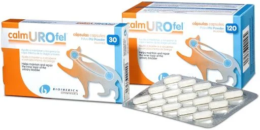 Bioiberica Calmurofel Nahrungsergänzungsmittel für Katzen 30 Kapseln