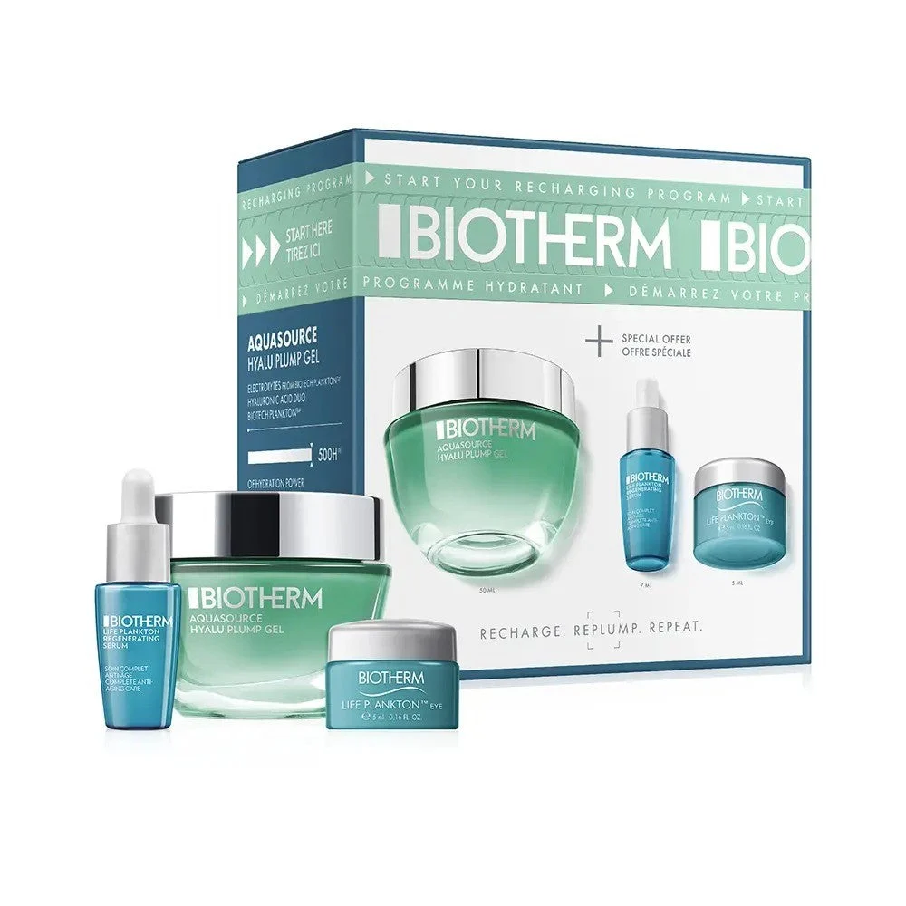 Biotherm Aquasource Hyalu Plump Gel Set de rutina facial 1 ud
