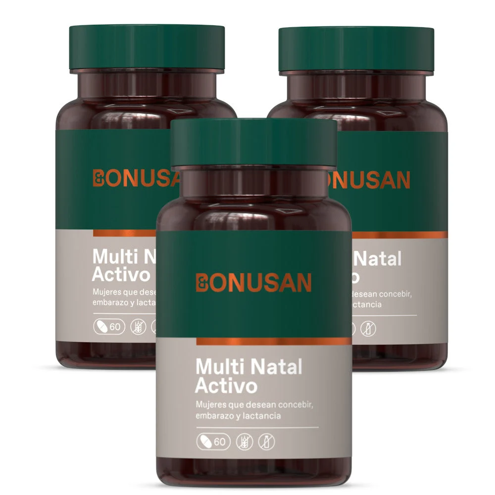 Bonusan Multi Natal Activo【PACK OFERTA 】3x60 Tabletas