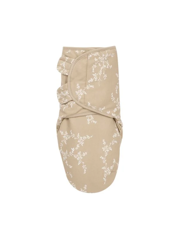 Branches SwaddleMeyco Pucktuch Gefüttert - Sand - 0-3 Monate