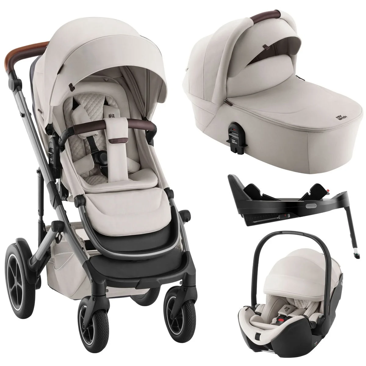 britax römerSMILE 5Z 4in1 Set soft taupe