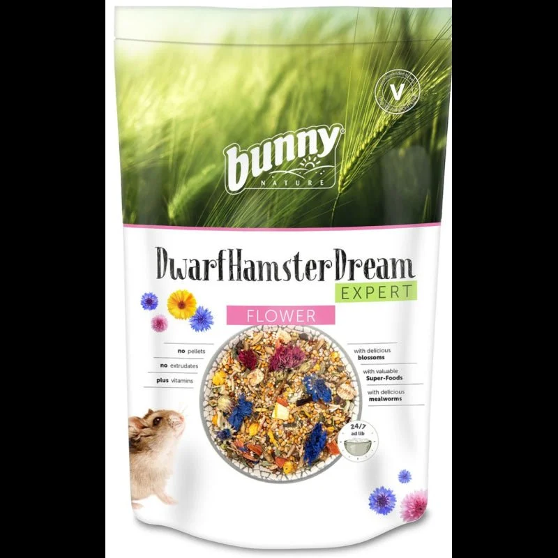 Bunny Alimento Sueño Expert Hamster Enano Flores 500g