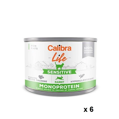 Calibra Cat Life Lata Sensitive 200g