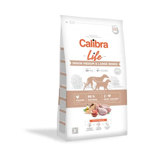 Calibra Dog Life Senior Medium & Large Pollo 12Kg