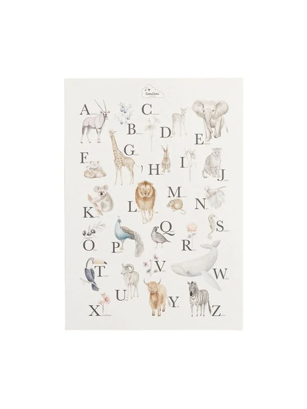 Cam Cam Copenhagen Alphabet Poster - Englisch