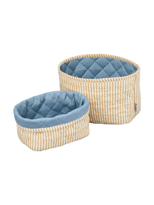 Cam Cam Quilted Aufbewahrungskörbe - Oatfield - 2 Stück