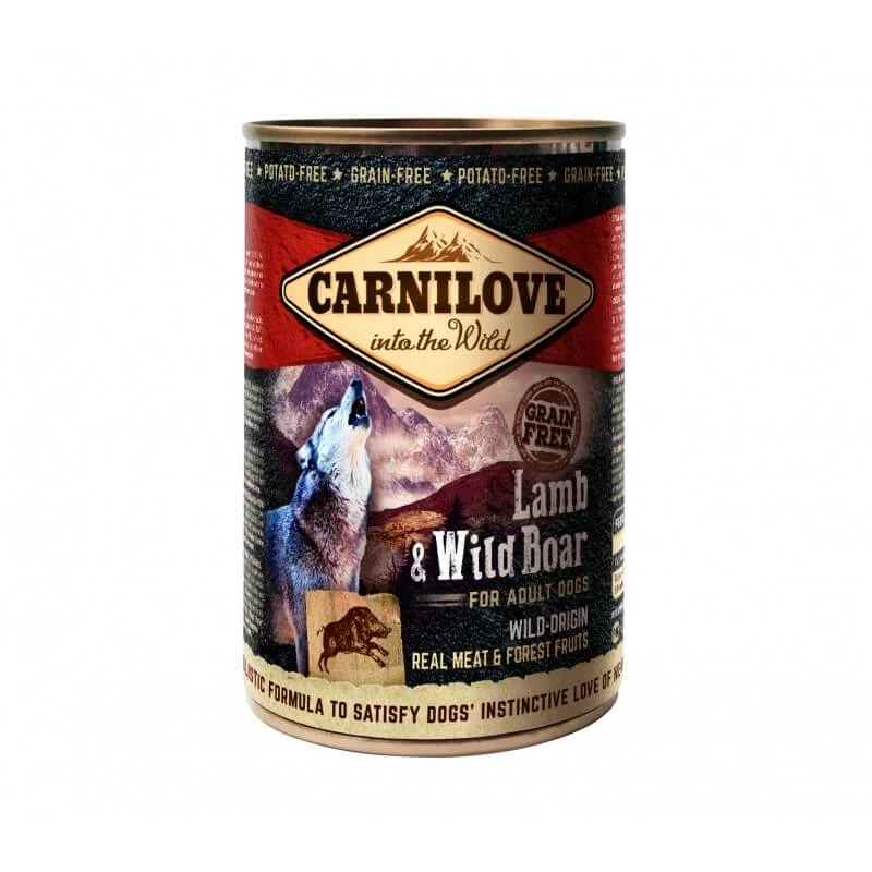 Carnilove Cordero y Jabalí Hundefutter für Erwachsene 6x400gr