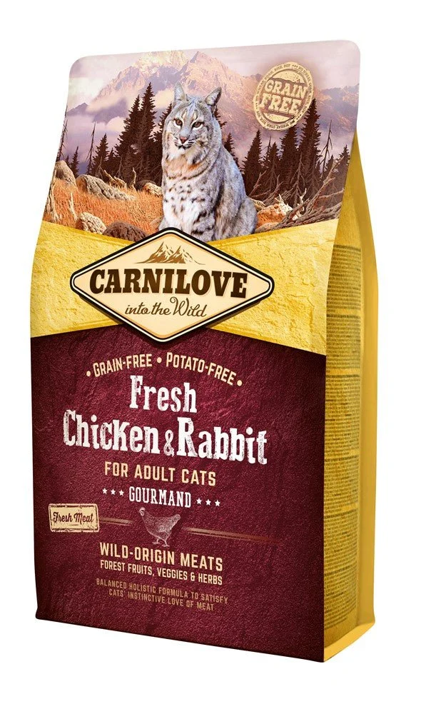 Carnilove Feline Adult Huhn Kaninchen Trockenfutter 2Kg