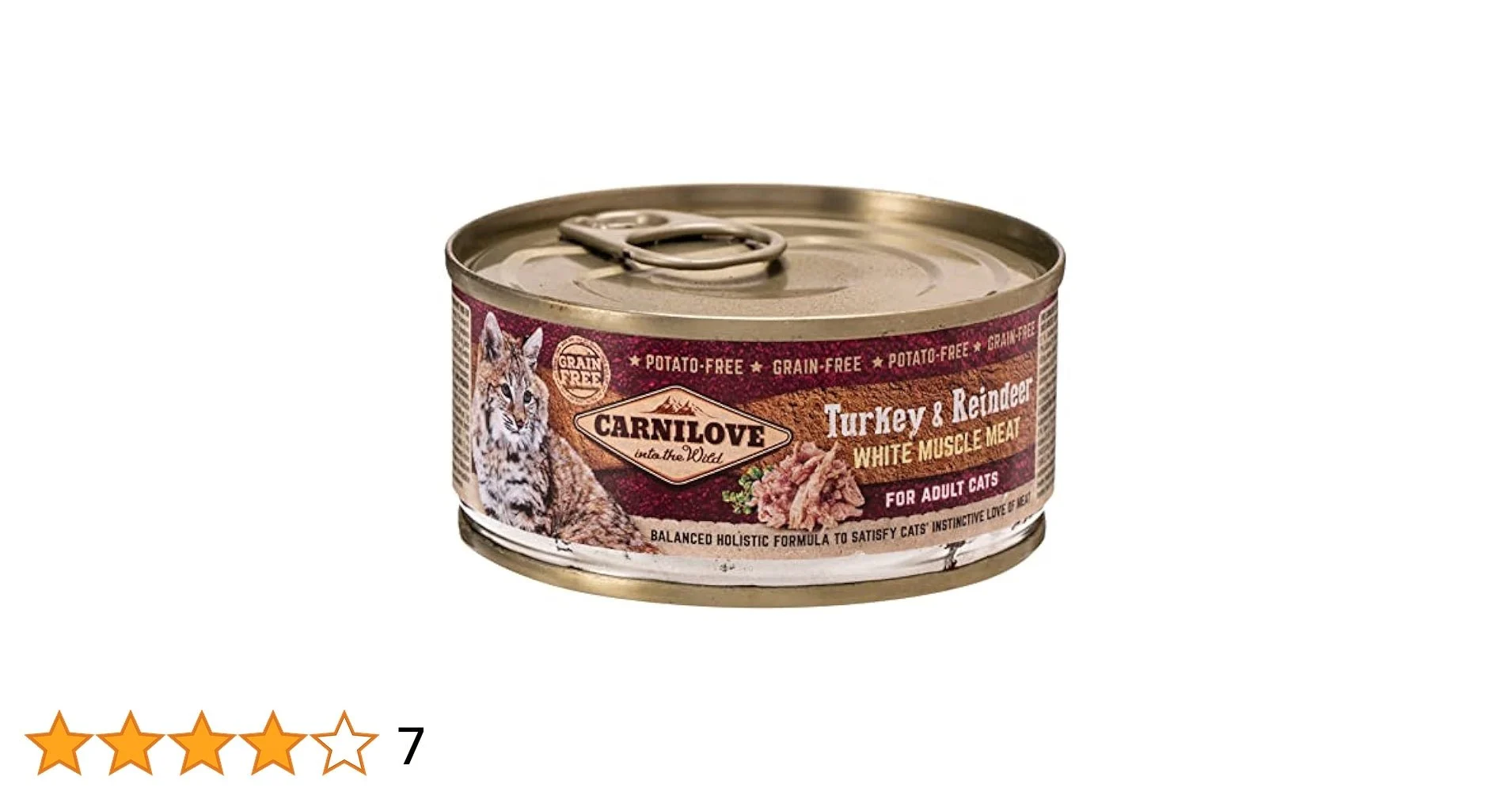 Carnilove Feline Adult Pavo Reno Pâté 12x100g