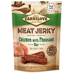 Carnilove Jerky Pollo y Faisán Leckerbissen für Hunde 12 Stück