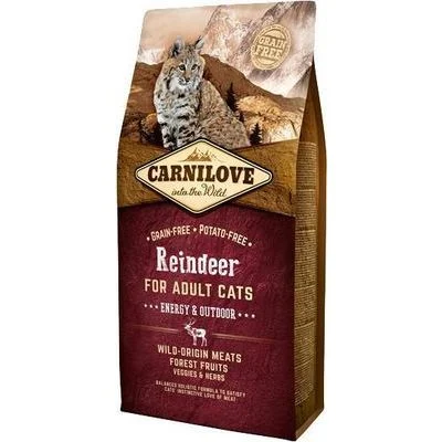 Carnilove Reno Energy Outdoor Trockenfutter für ausgewachsene Katzen 6Kg