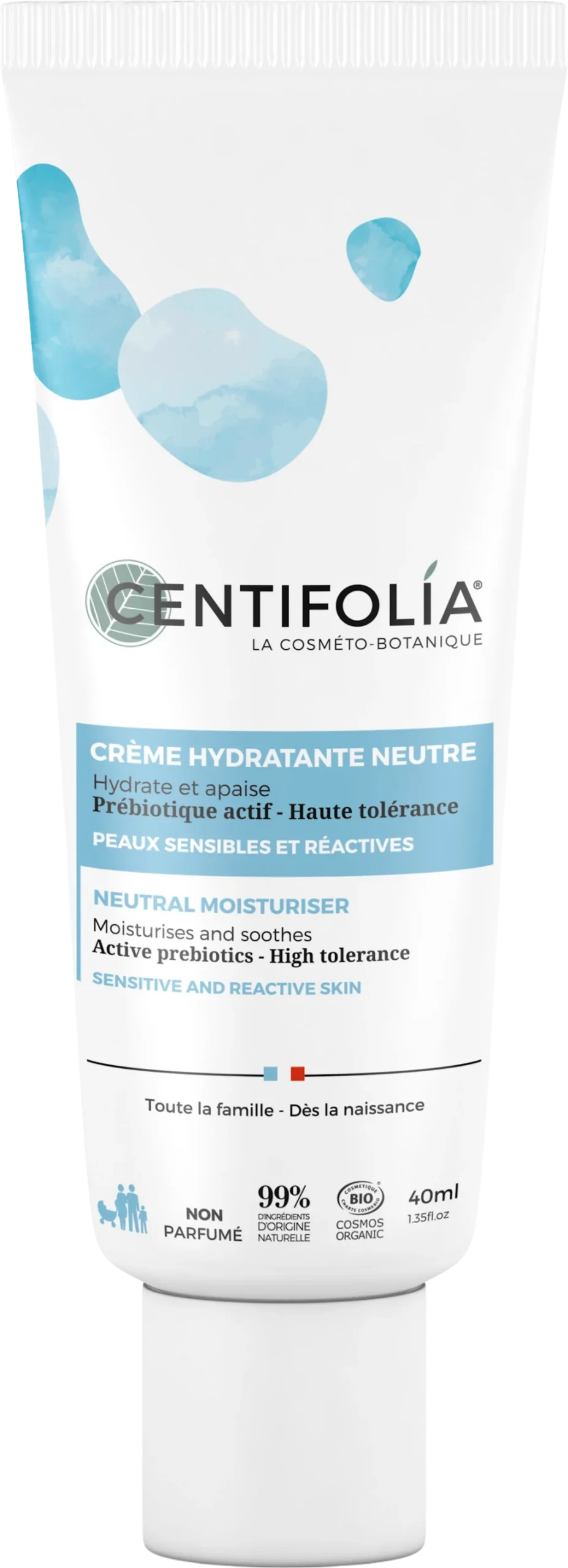 CENTIFOLIA Neutral Moisturiser, 40 ml