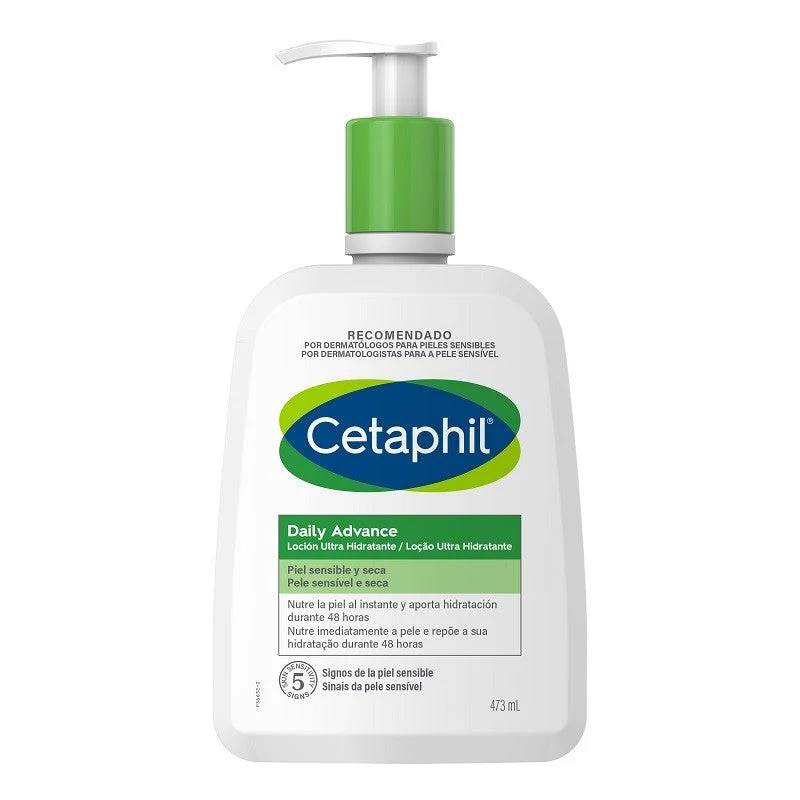 CETAPHIL Daily Advance Ultra Feuchtigkeitslotion für empfindliche und trockene Haut, 473 ml