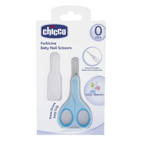 ChiccoBabyschere mit Schutzkappe blue