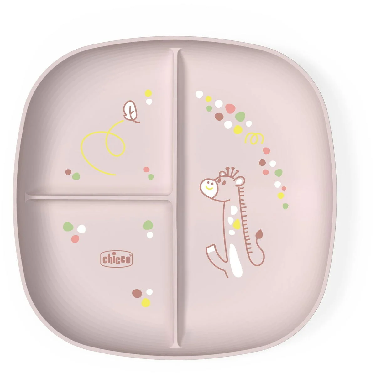 ChiccoTeller mit Unterteilungen rosa