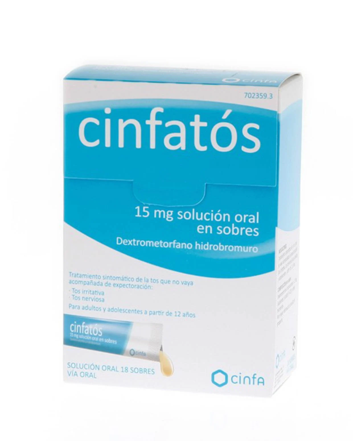 CINFATOS 15MG Lösung zum Einnehmen 18 Umschläge