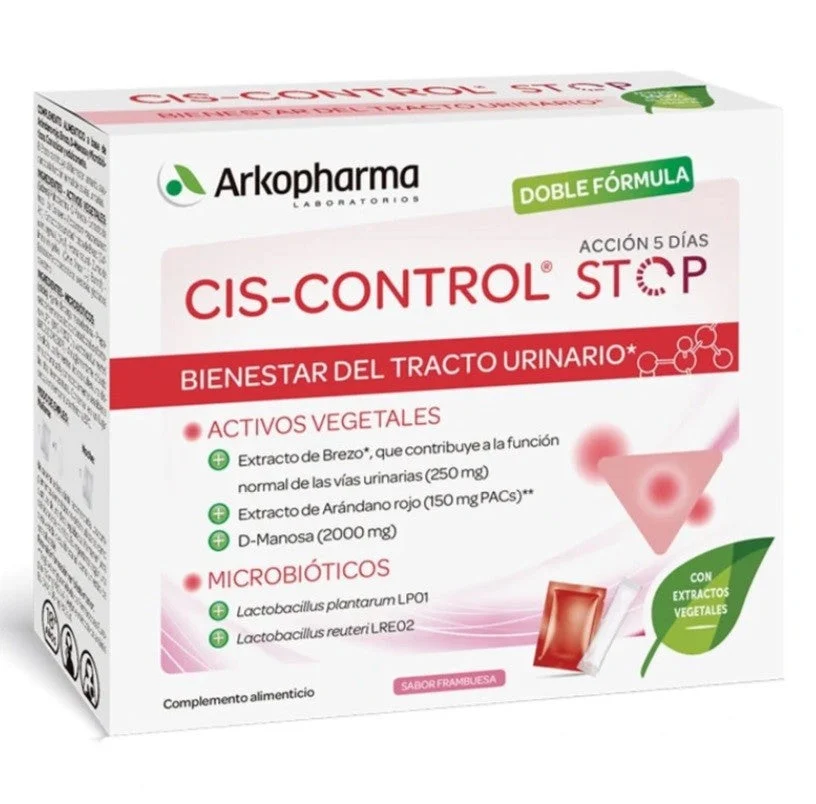 CIS-CONTROL STOP Arkopharma Himbeergeschmack 15 Beutel