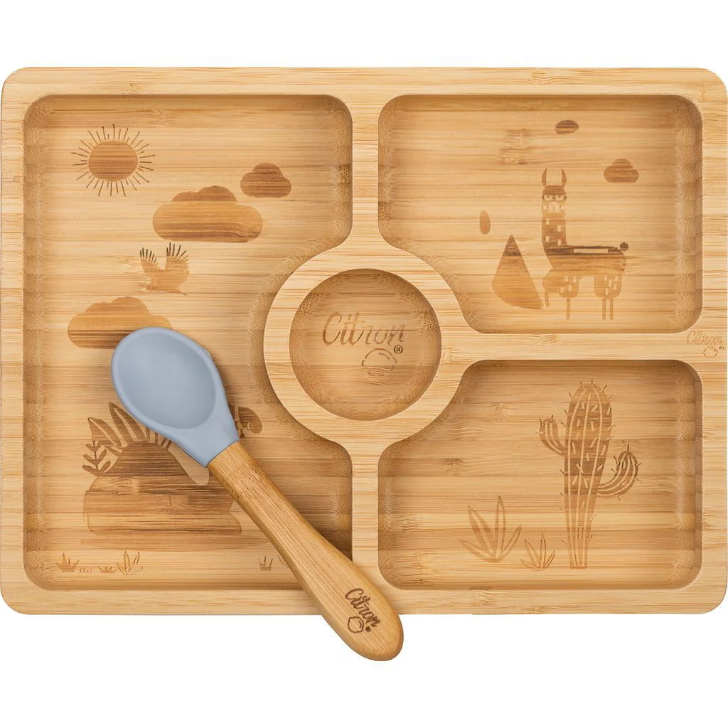 CitronBambus Tablet mit Saugnapf