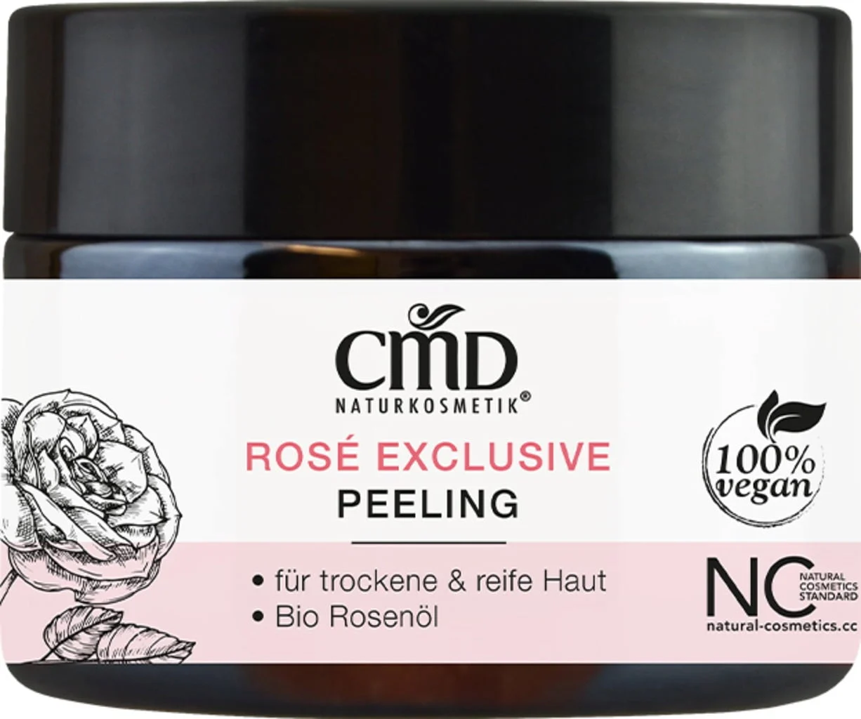 CMD Naturkosmetik Rosé Exclusive Peeling, 50 ml