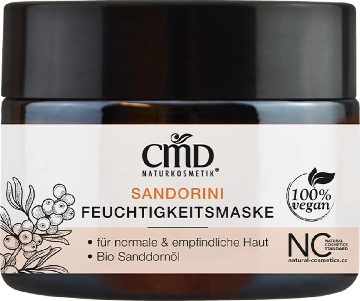 CMD Naturkosmetik Sandorini Feuchtigkeitsmaske, 50 ml