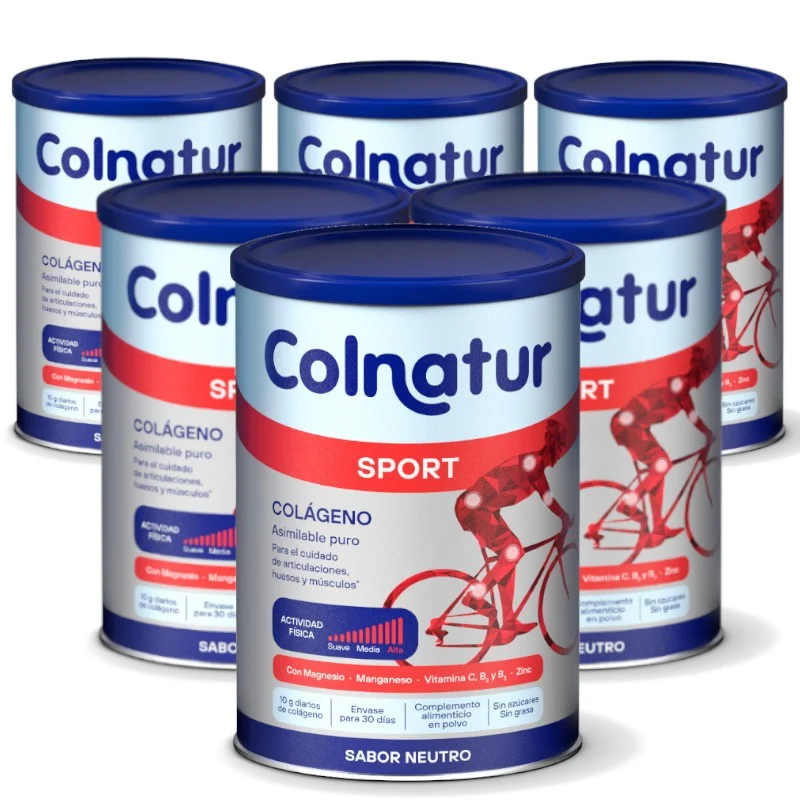 COLNATUR Sport Neutral Lösliches Kollagen PACK 6x330g