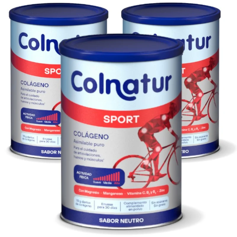 COLNATUR Sport Neutral Lösliches Kollagen TRIPLO 3x330g