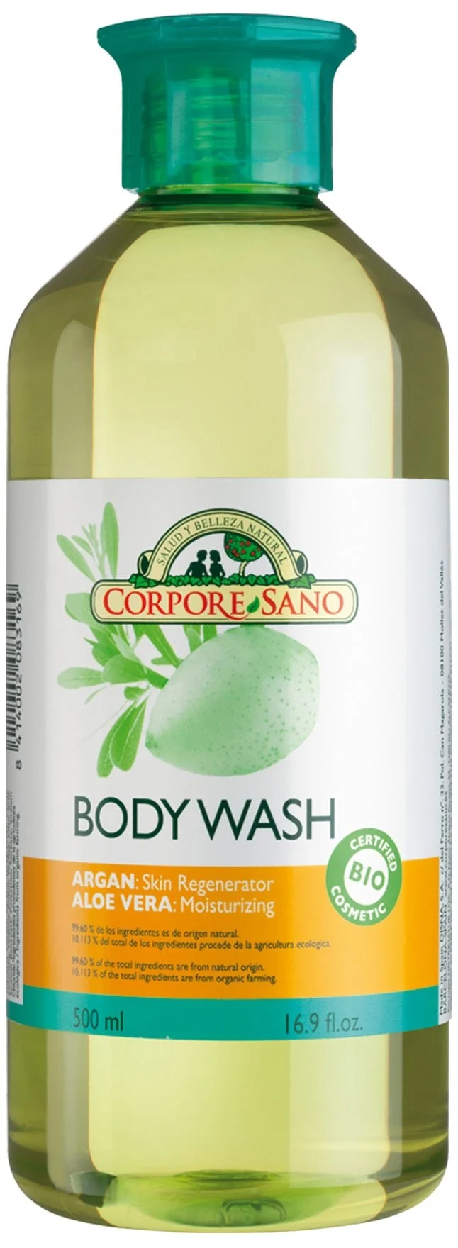 Corpore Sano Badegel mit Argan und Aloe Vera 500ml