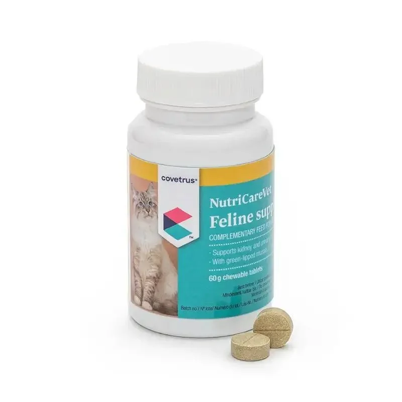 Covetrus NutricareVet Felines Harnwegs-Ergänzung Kautabletten 80 Stk
