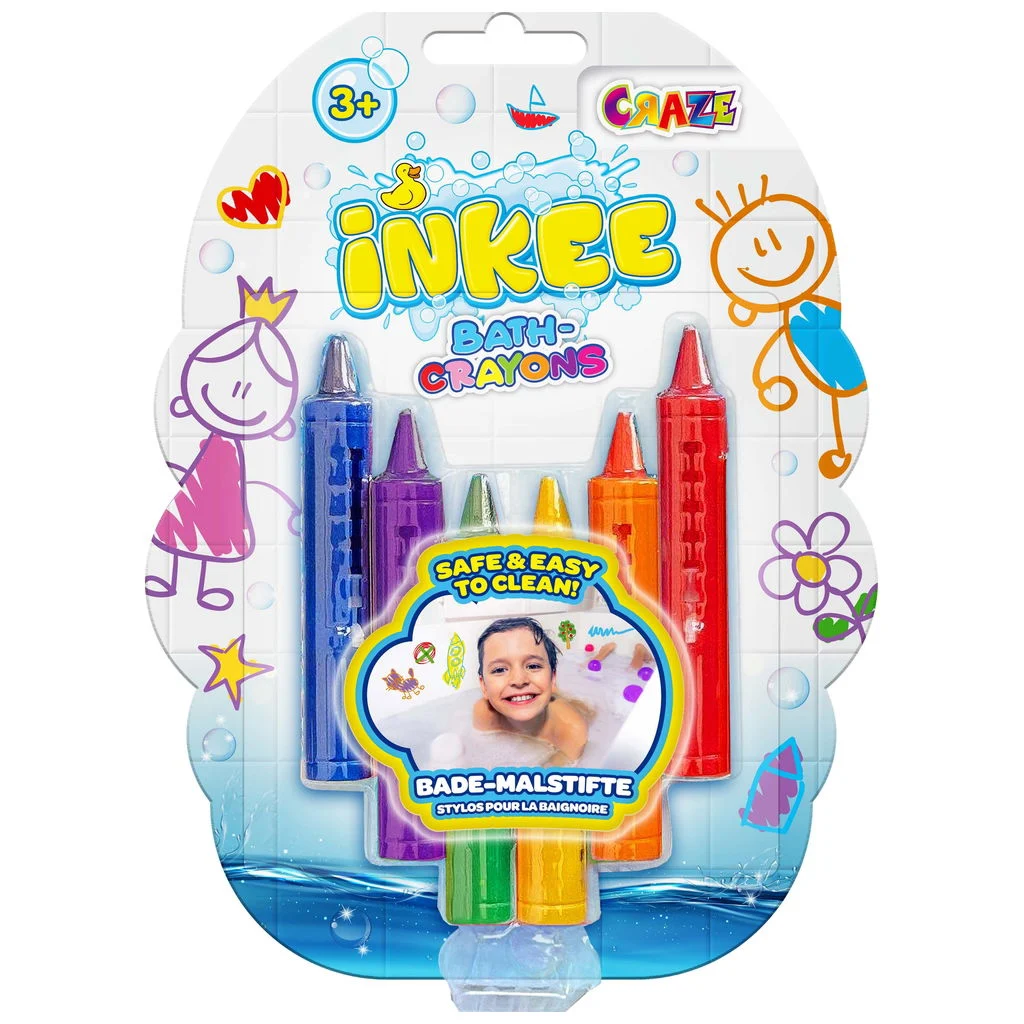 CRAZEInkee Bade Malstifte 6er Set