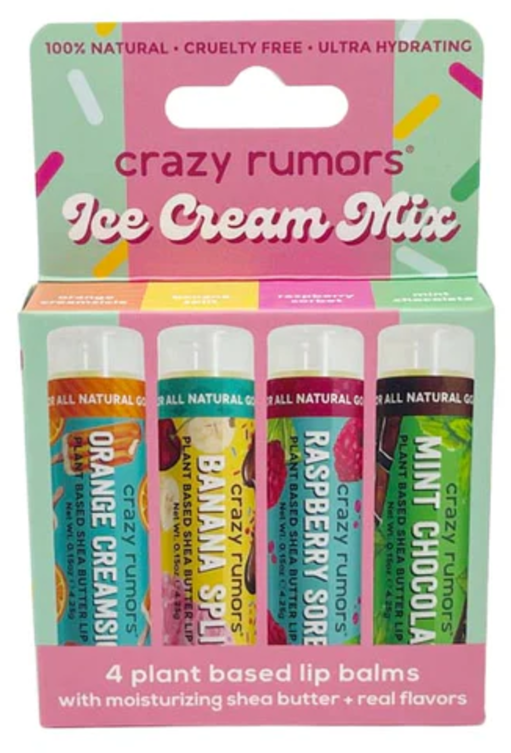 Crazy Rumors Mixed Pack Ice Cream Mix, 4 Stk