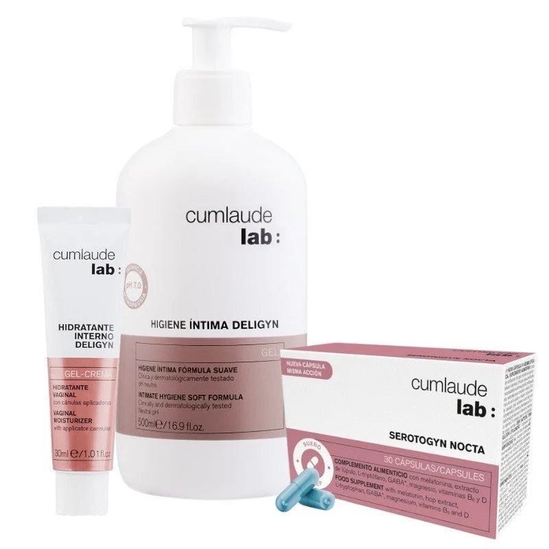 CUMLAUDE LAB Menopause Pack Deligyn Gel + Feuchtigkeitscreme + Serotogyn Kapseln