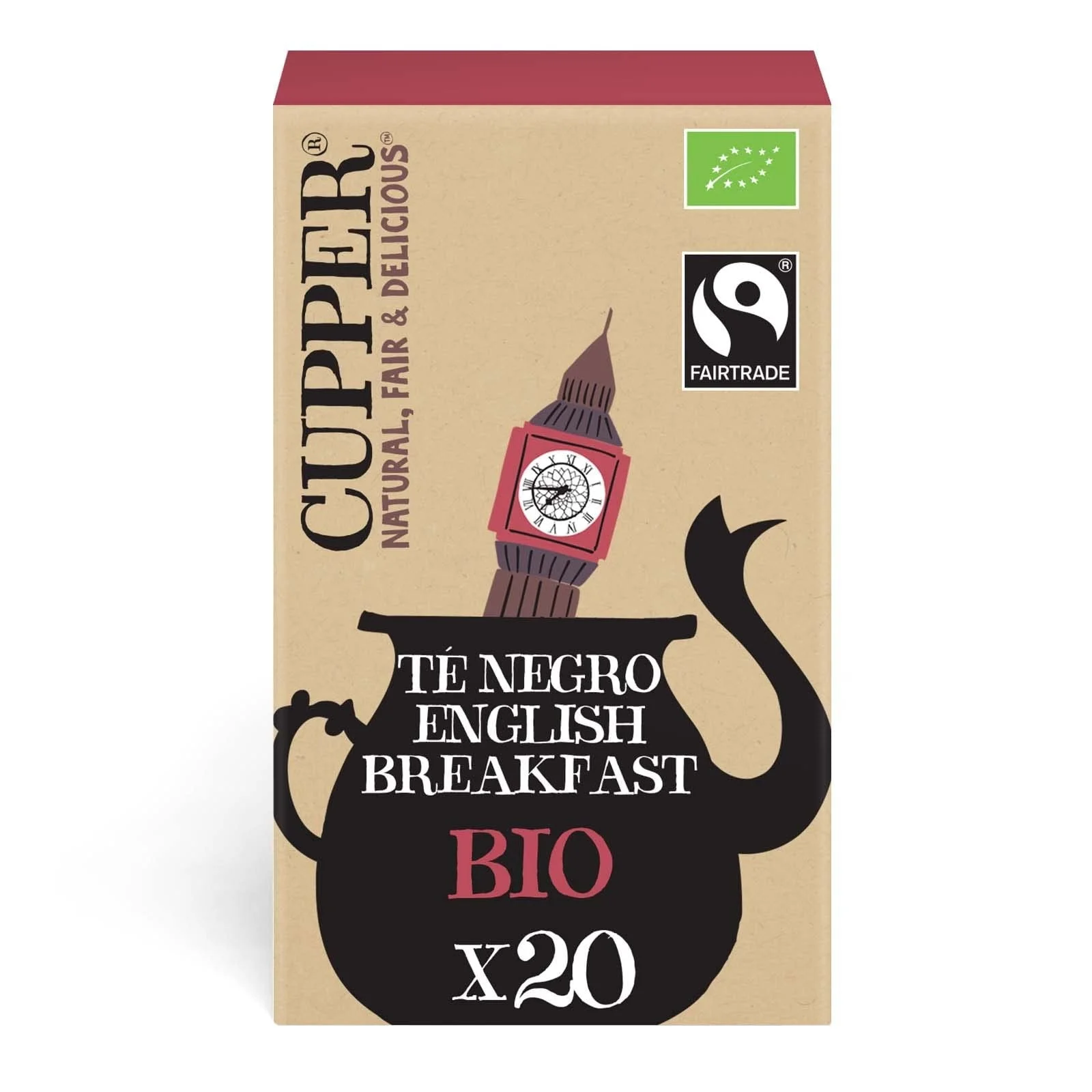 Cupper Classic English Breakfast Tee Bio 20 Beutel