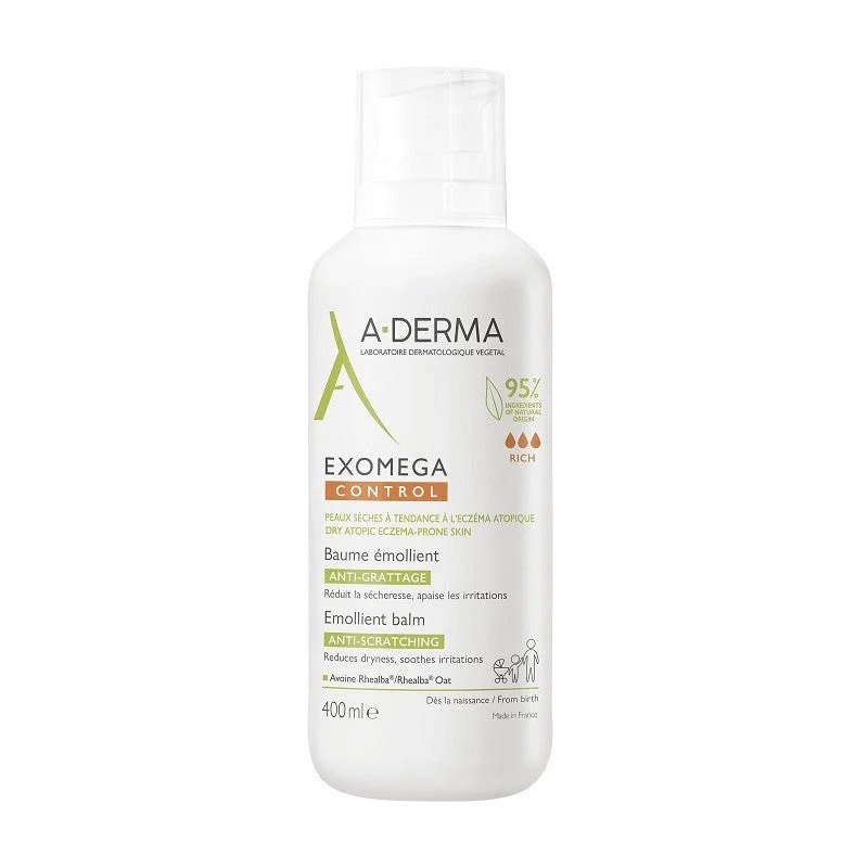 A-DERMA Exomega Control Erweichender Balsam 400ml