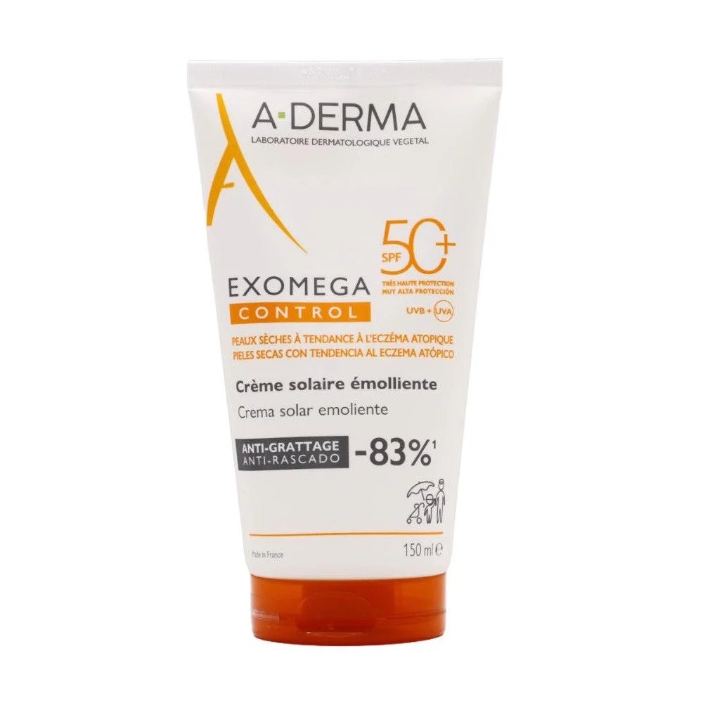 A-DERMA Exomega Control Sonnencreme Emollient SPF50+ 150 ml