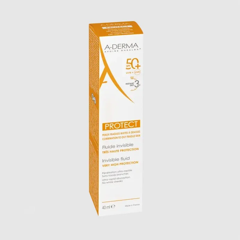 A-Derma Protect Unsichtbares Fluid LSF 50+ 40 ml