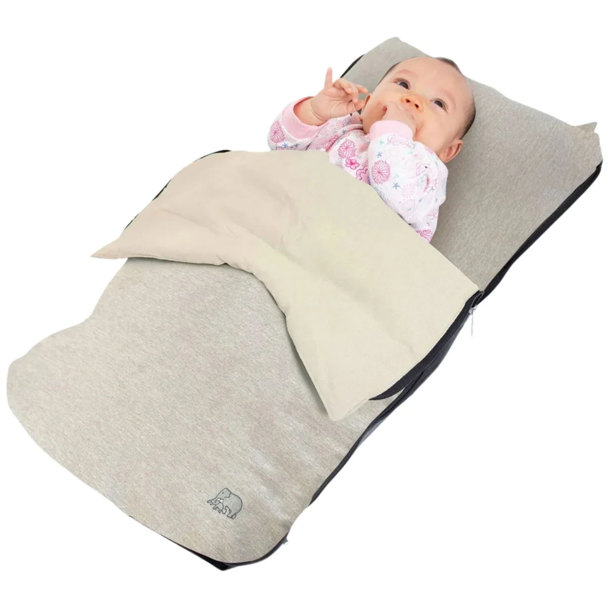 DERYANAirTraveller Flugzeug Kinderbett creme