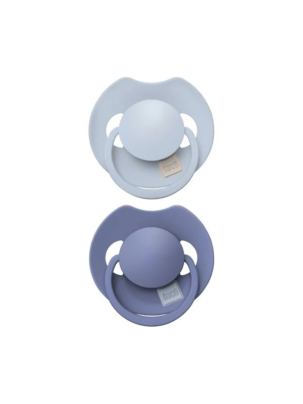 Difrax Dynamic Lovi Prime Schnuller - 6-18 Monate - 2 Stück - Baby Blue / Blue