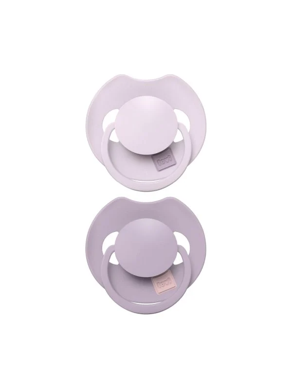Difrax Dynamic Lovi Prime Schnuller – 6-18M – 2 Stk. - Lila/Violett