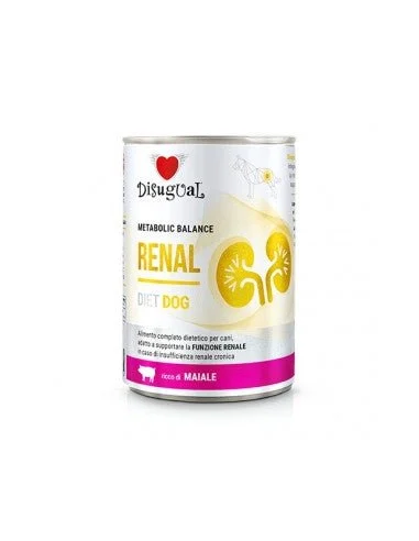Disugual Diet Dog Renal Cerdo Comida Húmeda 6x400g