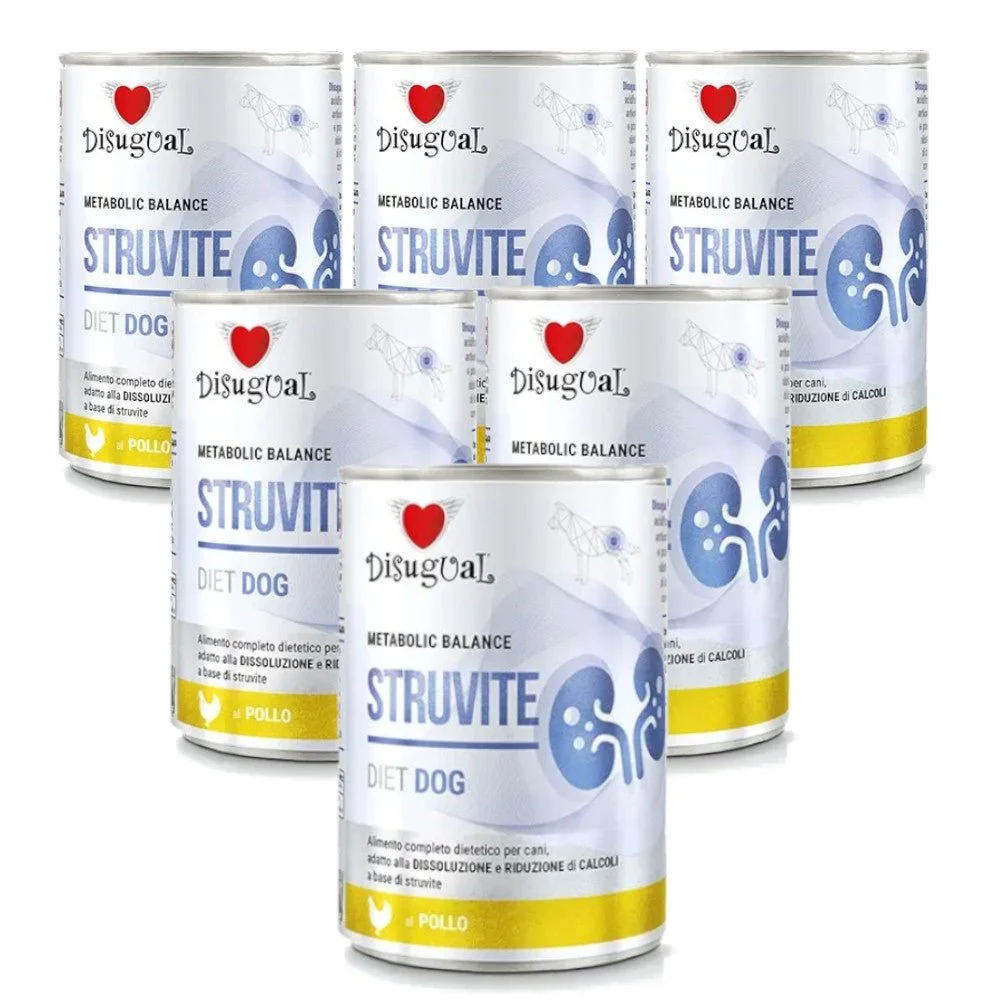 Disugual Diet Dog Struvite Huhn Nassfutter 6x400gr