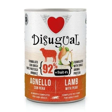 Disugual Fruit Dog Cordero Pera Lata 6x400gr
