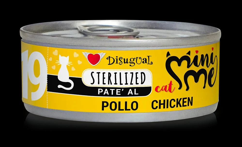 Disugual Mini-Me Pollo Pâté für sterilisiert Katzen 12x85g