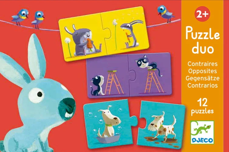 DjecoPuzzle Duo Gegensätze