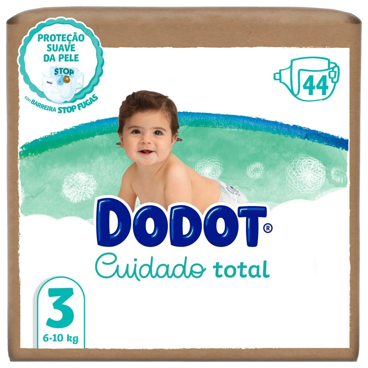 DODOT Cuidado Total Windeln Größe 3 (6-10kg) 44 Einheiten